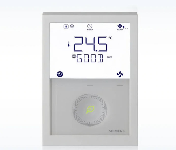 SIEMENS EQUIPS RDG200 THERMOSTAT WITH NEW CO2 MONITORING AND CONTROL FEATURES
